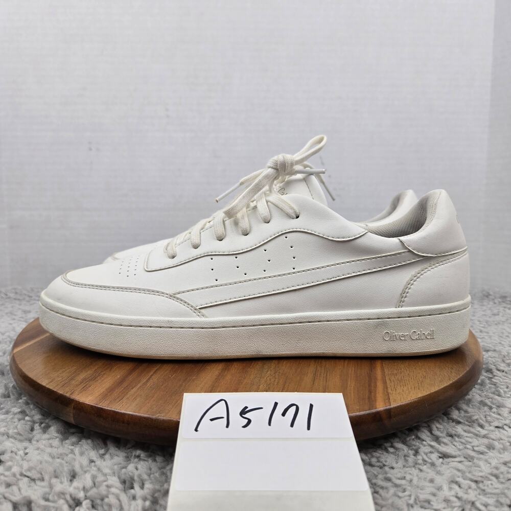 Oliver Cabell Men 42 Vegan 581 Subdued White Retro Casual Daily Sneaker Trainer